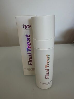 TYS Beauty Final Treat Hydrating Setting Spray - White Bottle new
